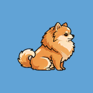 Pomeranian hero of Jump Jump King